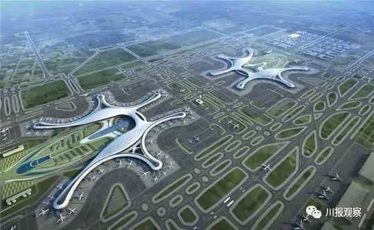 成都天府国际机场 设计图