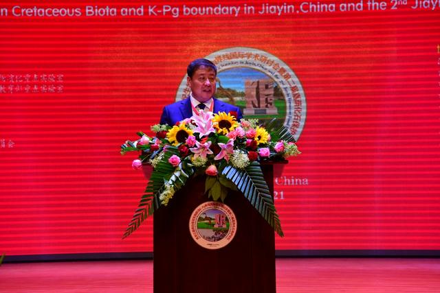 中国古生物学会理事长詹仁斌致辞德国科学院院士,森肯堡研究院总院长