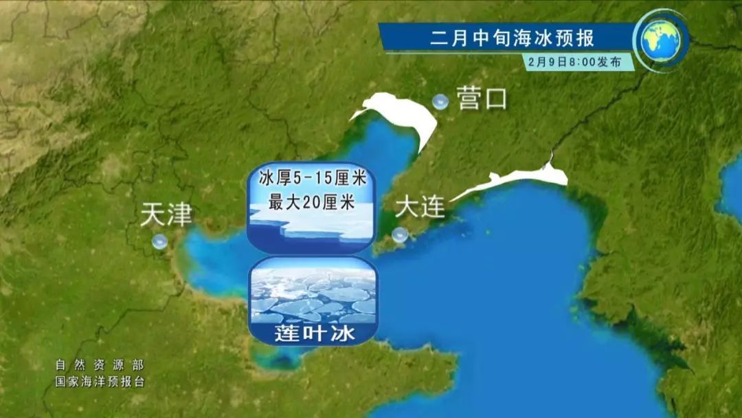 冰情概况:海冰预报示意图