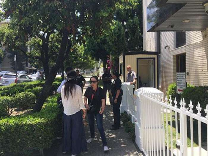 中国驻洛杉矶总领事馆附近发生枪击案。