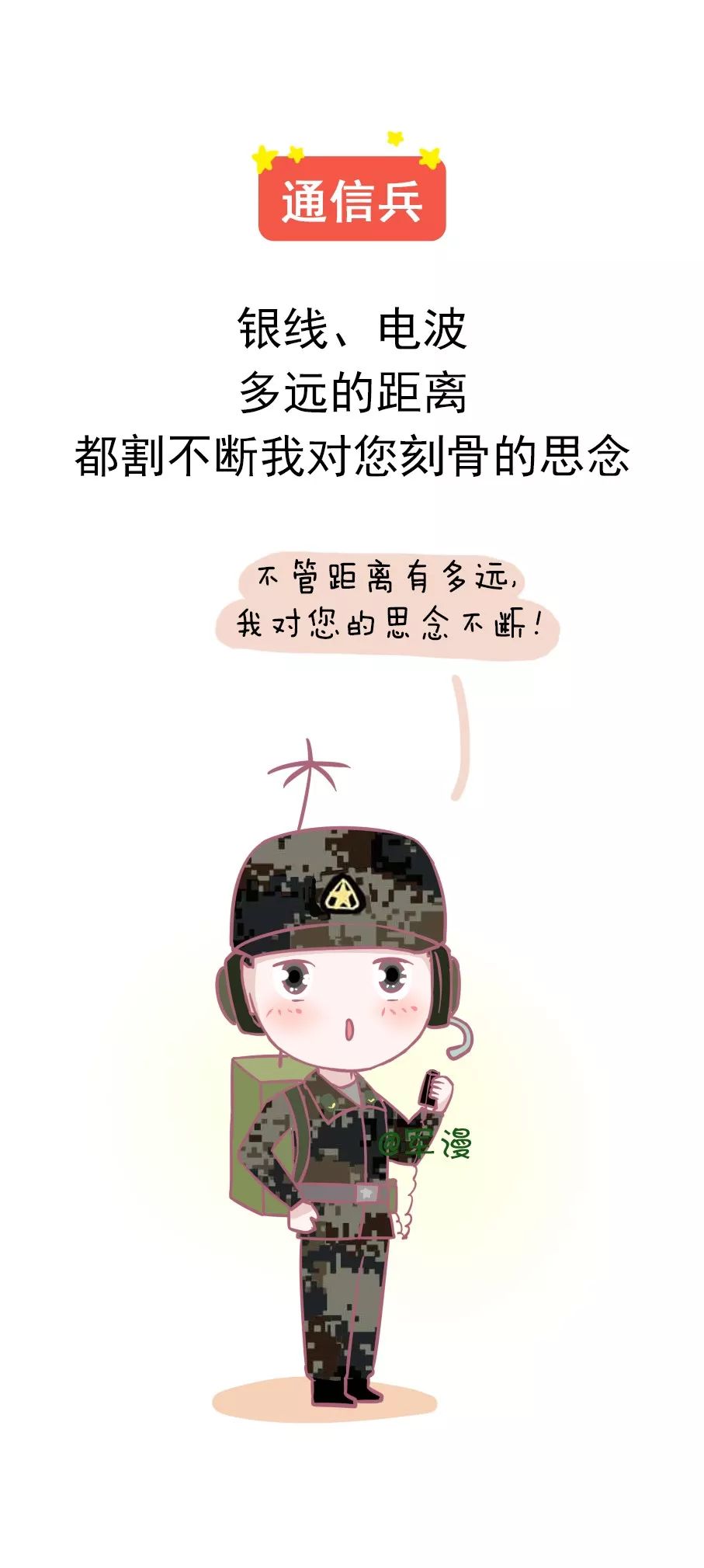 通信兵,银线,电池,多远的距离,都割不断我对您刻骨的思念