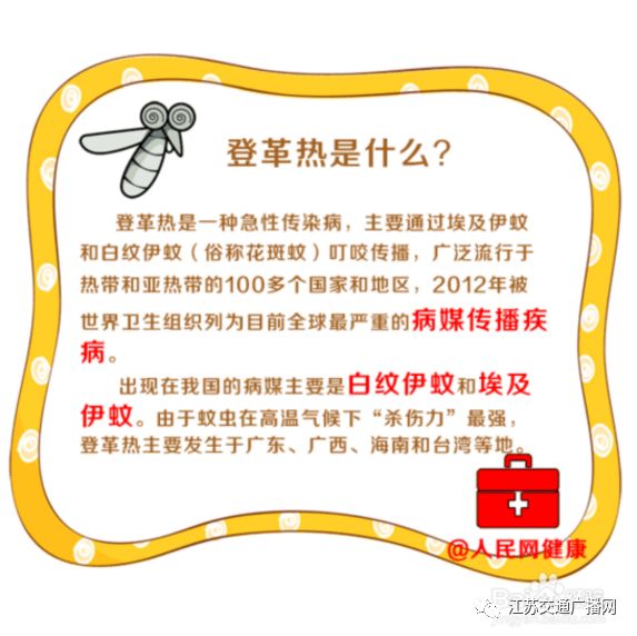 登革热相关防控知识, 做好个人防蚊措施, 出现发热,皮疹等不适症状 第