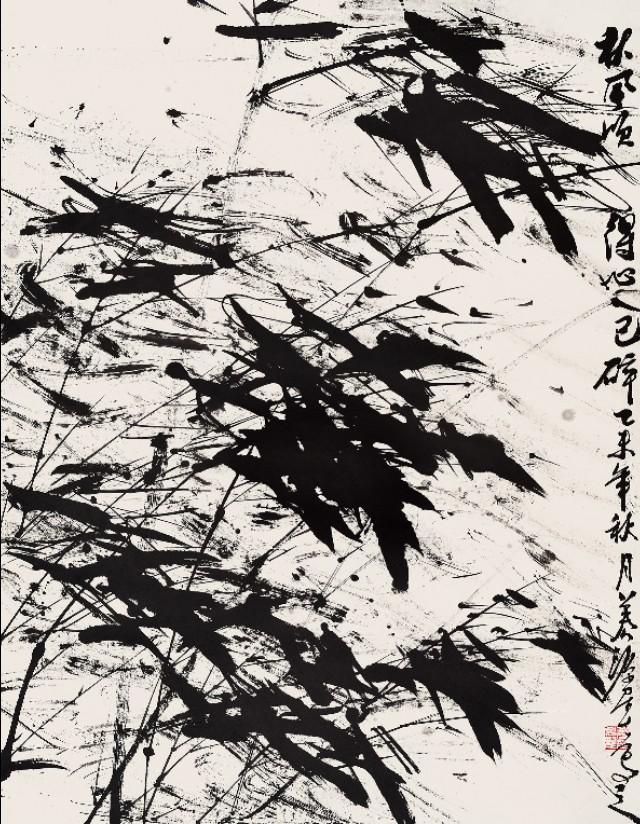国潮精品姜子龙墨竹国画写意作品欣赏