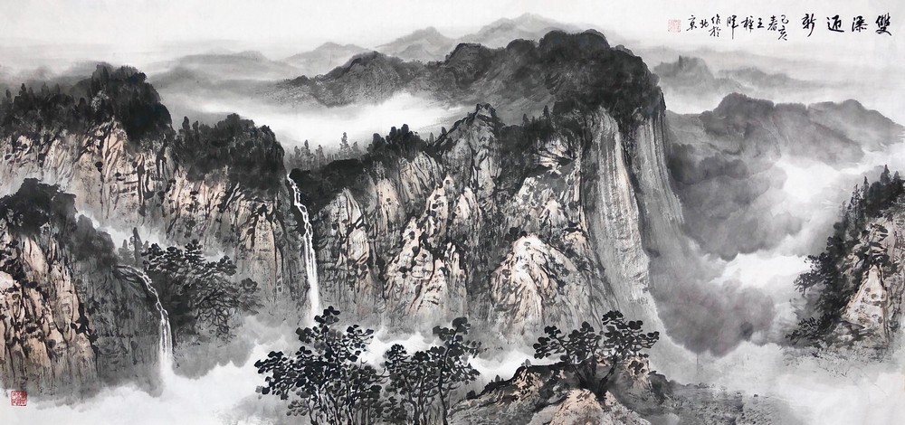 中国美协会员王梓晖,从甘肃的大山中一路走来,山水画厚重雄伟