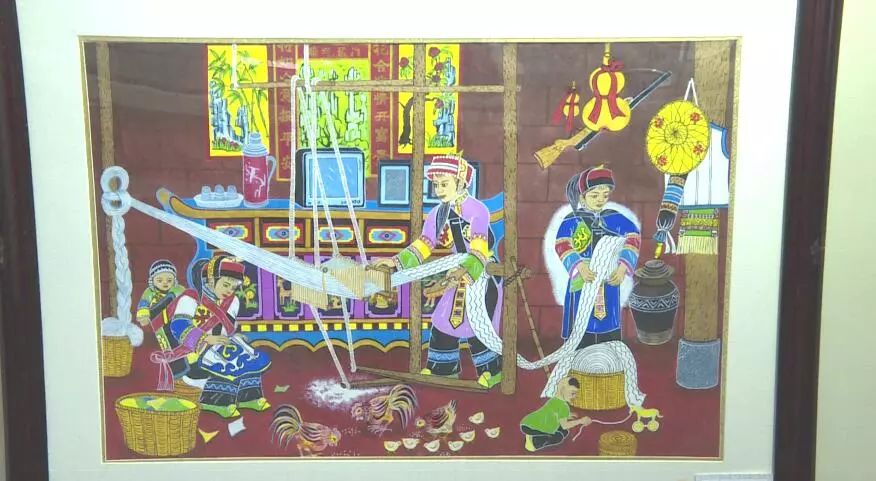 彝乡榜样:创作民间绘画的市级劳模金牛