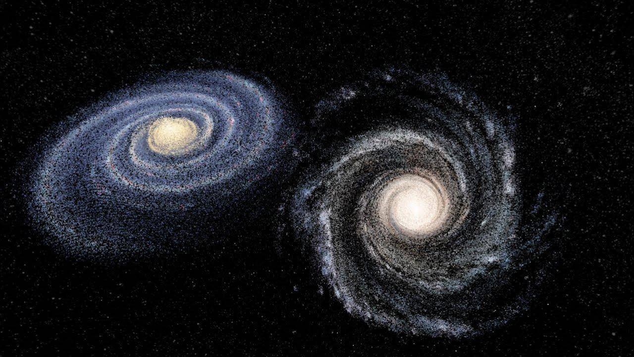 遥远的天文奇观,当银河系和仙女座星系碰撞时,会给我们带来什么
