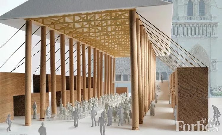 日本建筑大师坂茂:我要用纸管为巴黎圣母院建一座临时馆