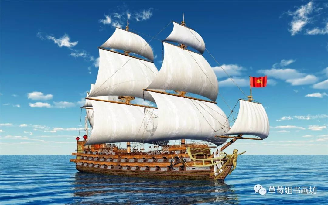 教程|创意画《扬帆起航》