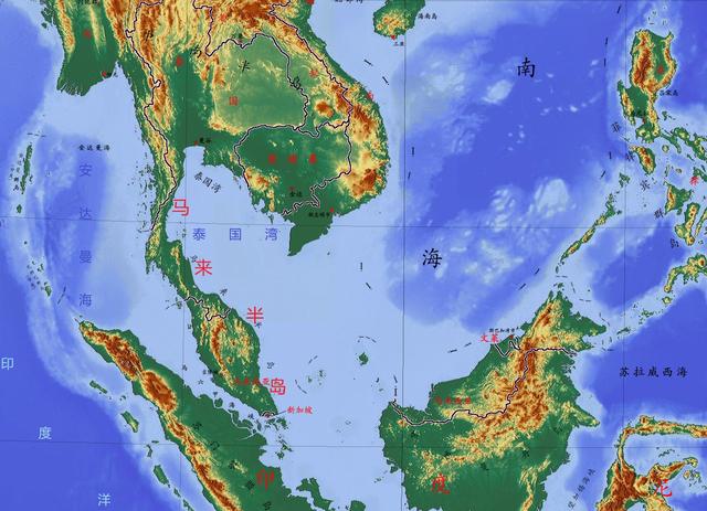 世界上最狭长的两大半岛:亚洲马来半岛和北美洲下加利福尼亚半岛