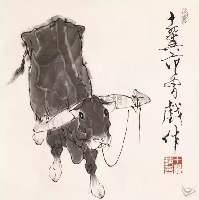 李可染黄胄范曾三位画坛巨擎画牛大师你觉得谁画的牛好,谁更牛?