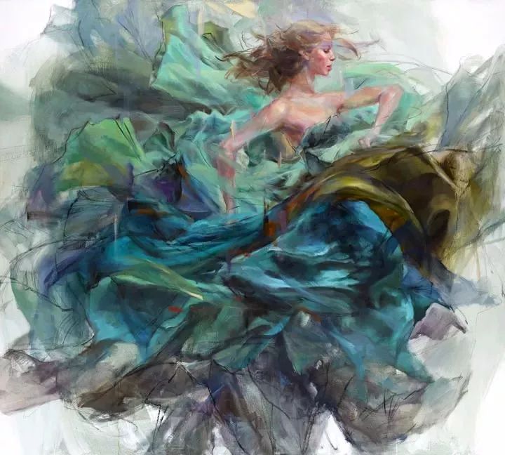 她是最会画女人的艺术家,画中的女性热情奔放,美得令人如痴如醉
