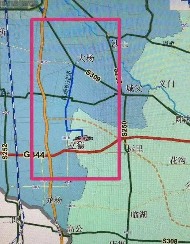 亳州机场快速路来啦,规划的蒙城亳州高速经过