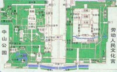 北京中山公园,故宫旁闹中取静的唯美秋景