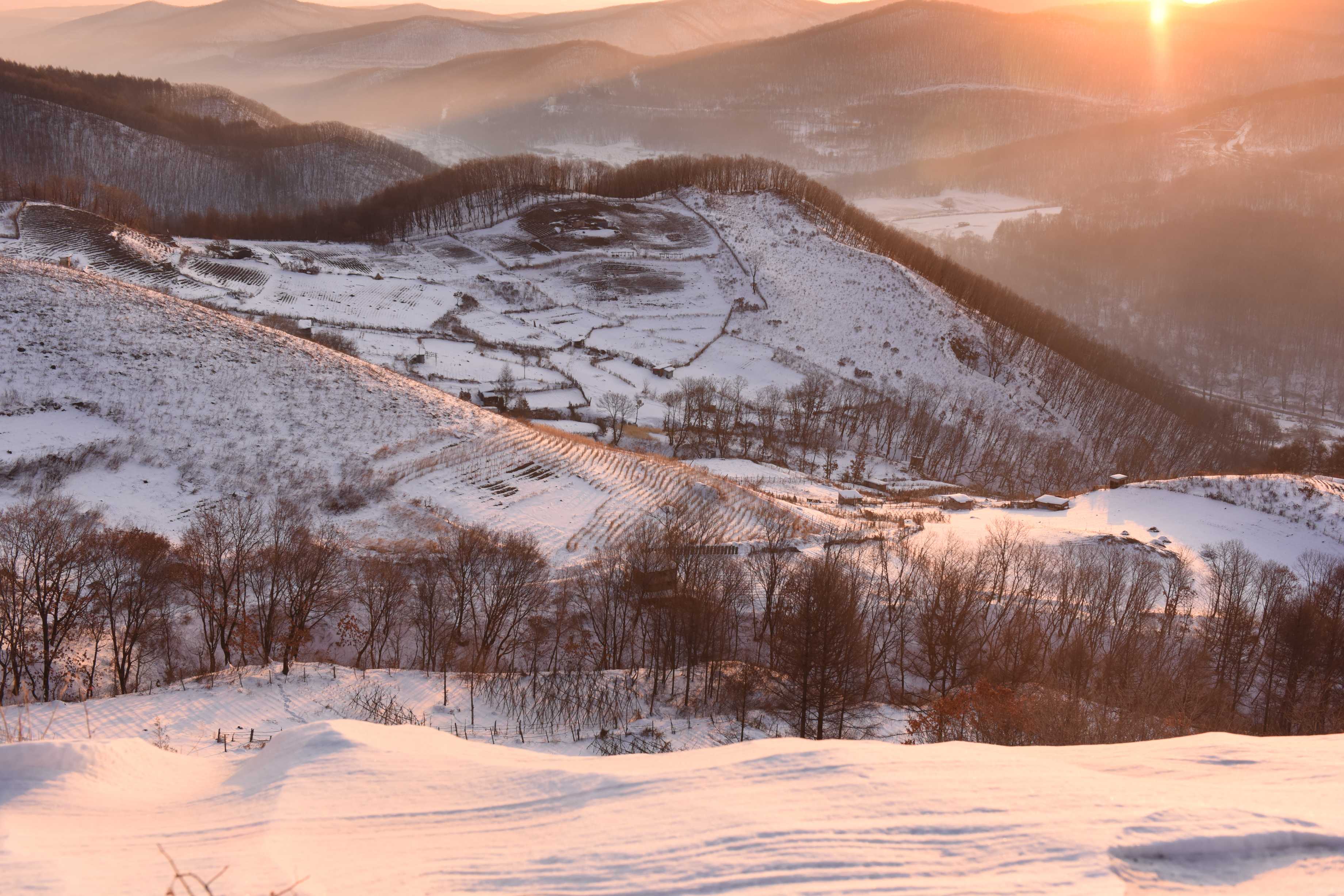 大雪时节,请欣赏百年口岸绥芬河的雪景