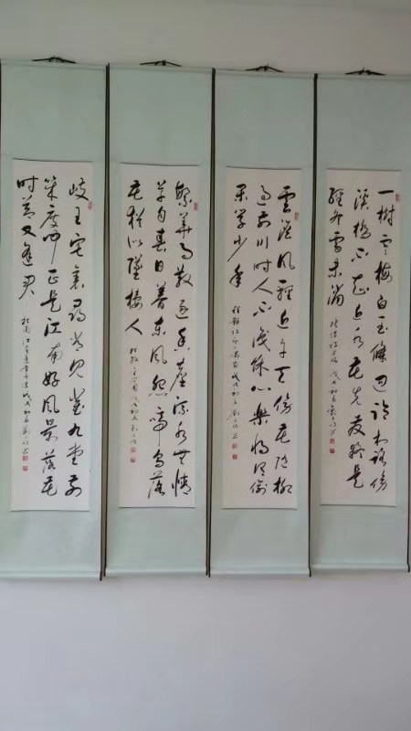 刘文明独树一体的书法艺术