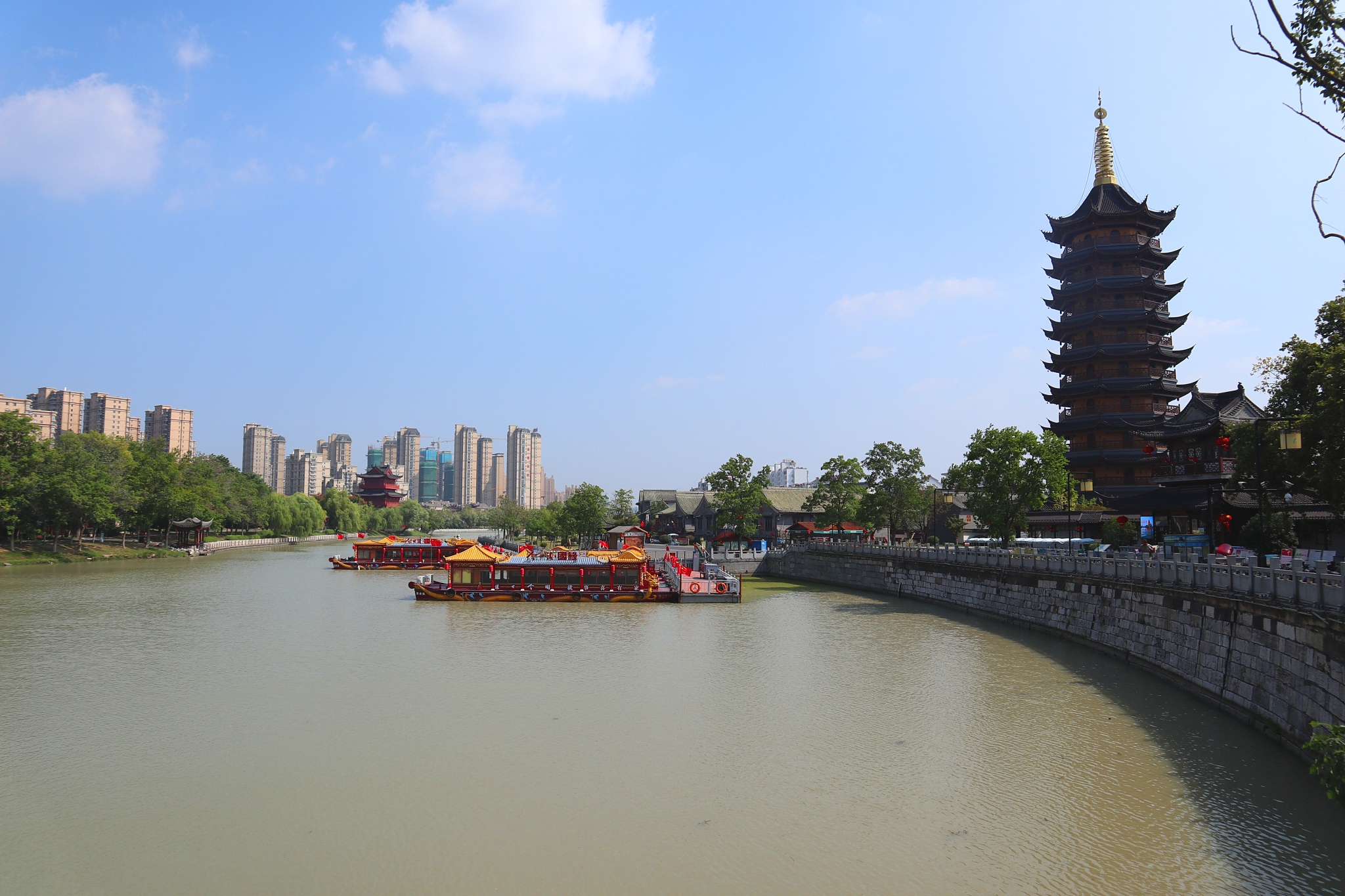 淮安大闸口的"南船北马",运河之都的荣耀,我的旅行故事