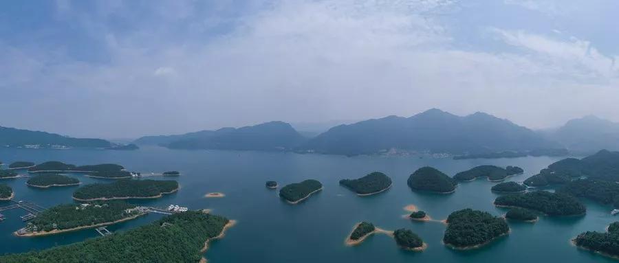 江西九江庐山西海风景区全景图