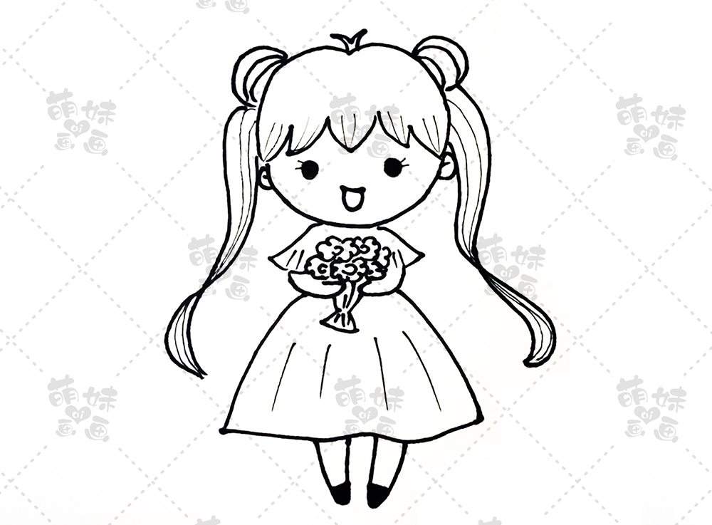 简单又可爱的小公主简笔画合集,选出你最喜欢的小公主吧!