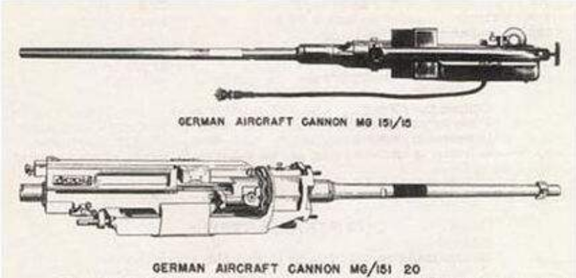 飞行的枪炮,从mg15到mk108,浅谈二战德国空军中小口径