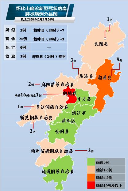 权威发布|怀化市疫情地图(附各县市区疫情表·截至3日
