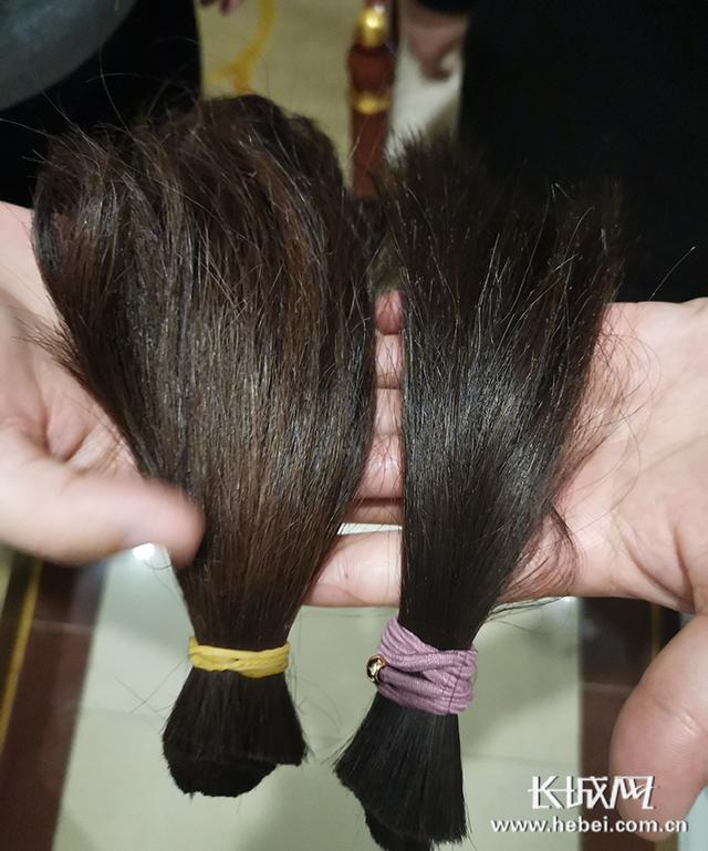 剪掉的长发