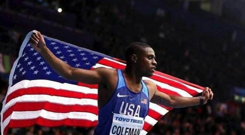 60米历史第一人!美国飞人科尔曼飙佳绩再夺冠,百米将追赶博尔特