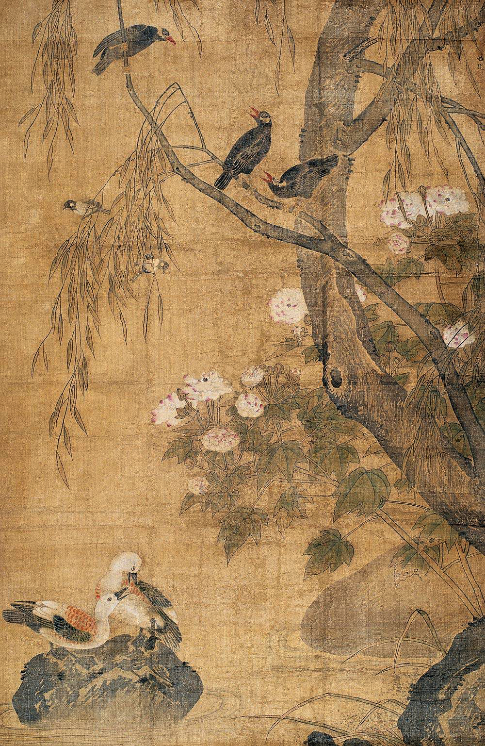 明画家传:明代花鸟画第一家吕纪,全景写意,工笔花鸟画