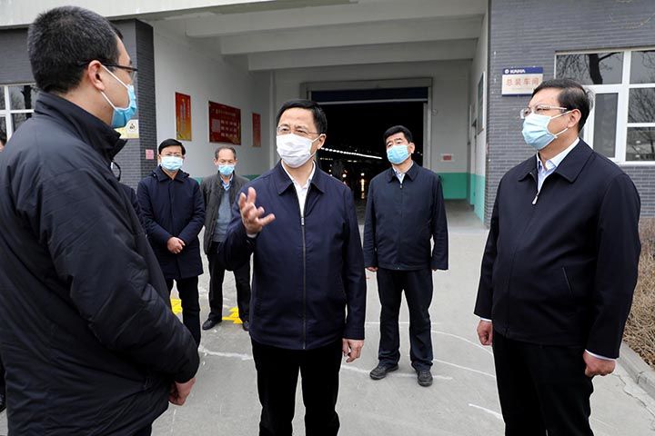 惠新安到寿光市调研企业复工达产,重点水利工程复工等