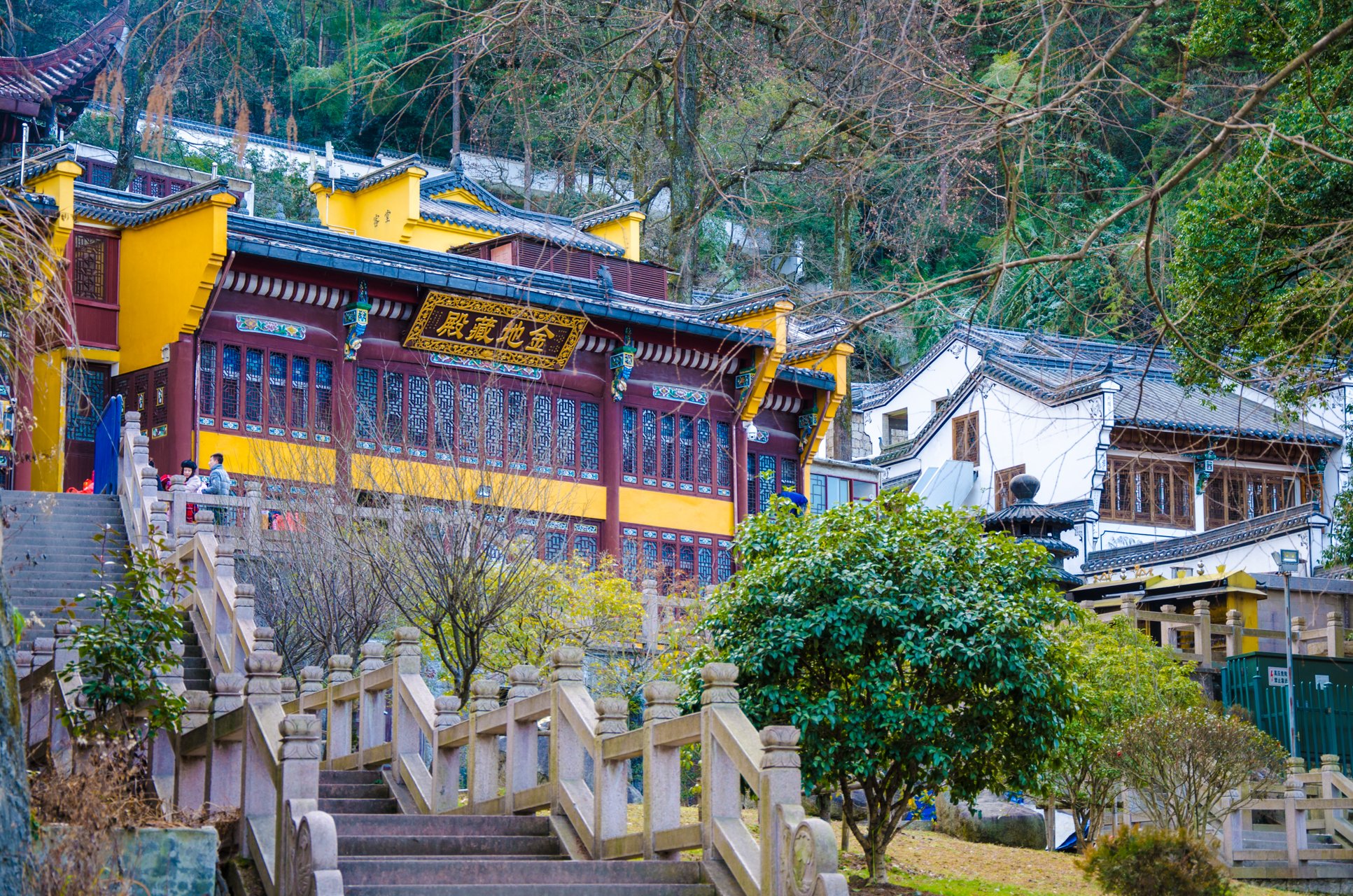 祗园禅寺,九华山全山寺院之冠,位居九华山"四大禅林"之首