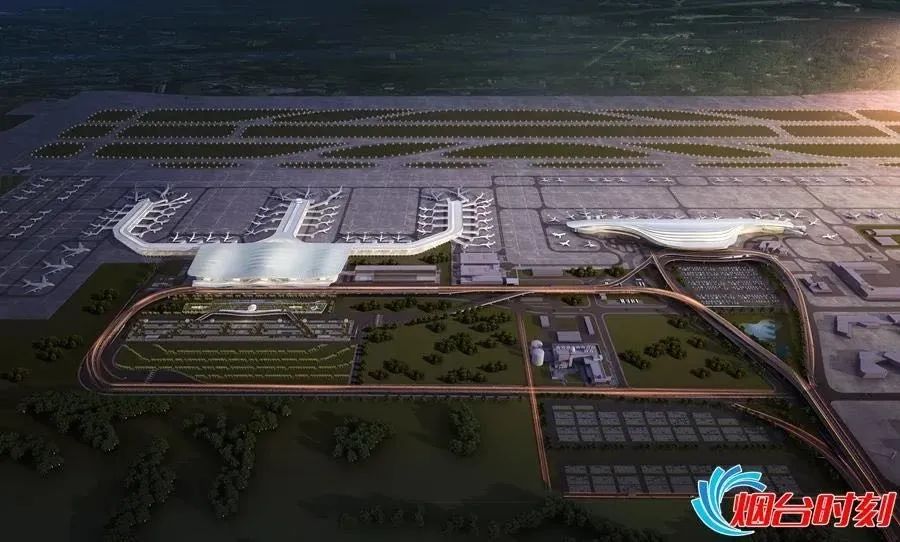 烟台蓬莱国际机场新航站楼开工啦效果图抢先看
