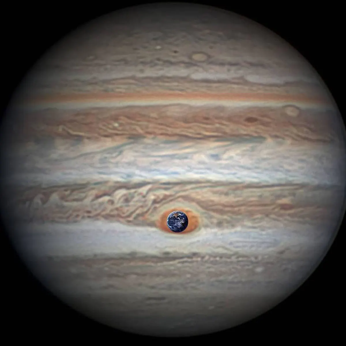 木星天文科普木星的大红斑是什么它和地球的风暴一样吗二
