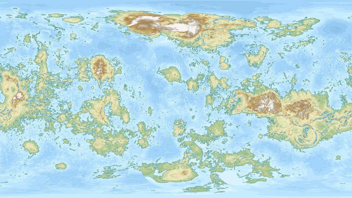 一张地图展示了对金星的地球化改造 是如何让金星成为令人影响深刻