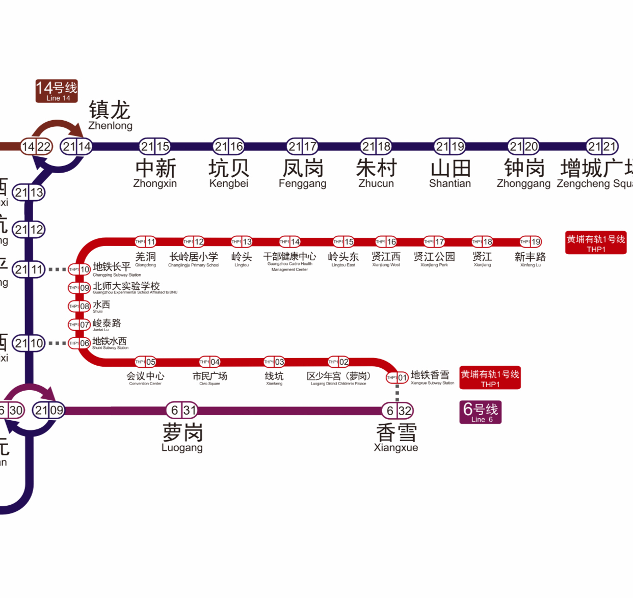 22号线(番禺广场至陈头岗)及7号线西延段(顺德美的大道至广州南站)的