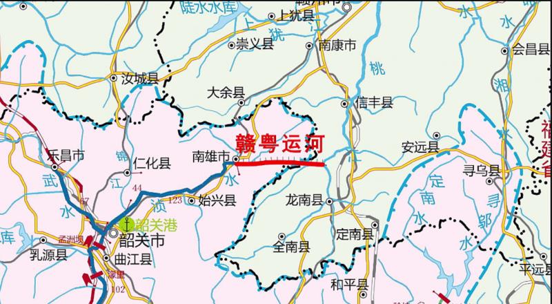 我国将建两条运河沟通长江和珠江水系