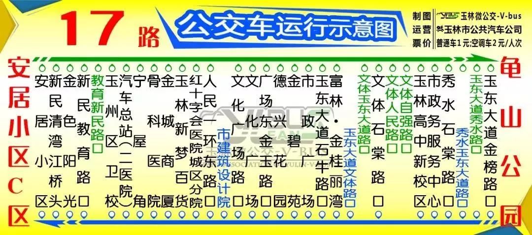广西玉林公交车路线图图片