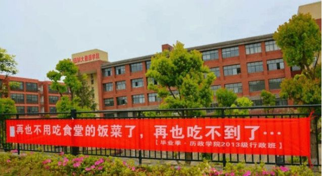 这组高校毕业横幅看哭了所有毕业生