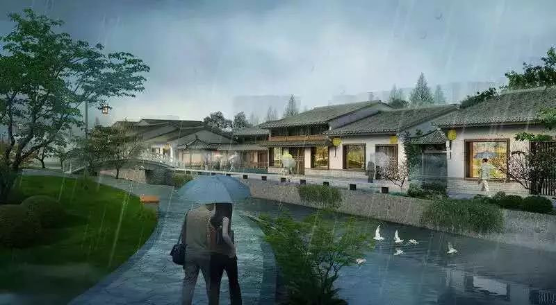 老街改造效果图 ↓↓↓ 不久的将来 我们将站在古城墙的城楼上 望着