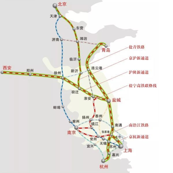 计划明年底通车的 盐通铁路 将让盐城融入 上海1小时经济圈