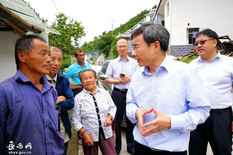 省发改委主任张天培来岳西调研推进王岭电站改扩建项目