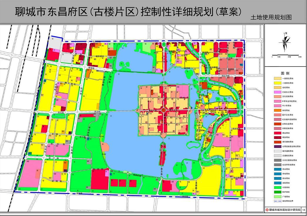 本次规划是聊城市东昌府区古楼片区部分,位于东昌路以南,湖南路以北