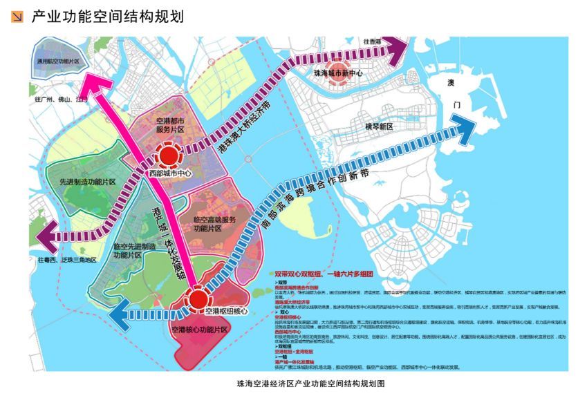 橫跨金灣斗門珠海空港經濟區規劃曝光