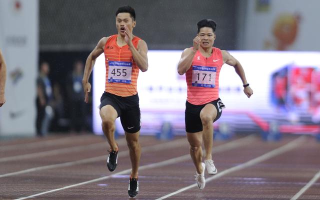 谢震业百米夺冠,苏炳添复出首战排第二