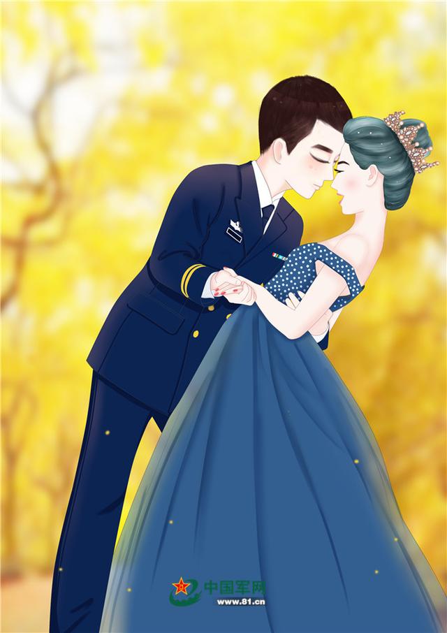 萌漫丨七夕戎装和婚纱有个约定