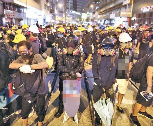 香港暴徒,敢不敢摘下口罩?