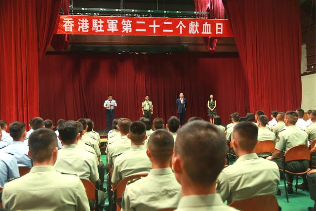 驻港部队组织无偿献血22年累计献血370万毫升