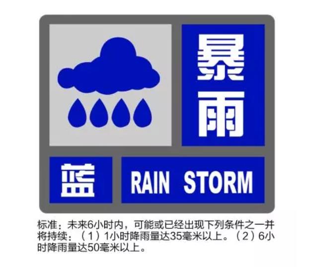 颳風打雷下雨啦上海兩藍一黃預警高掛