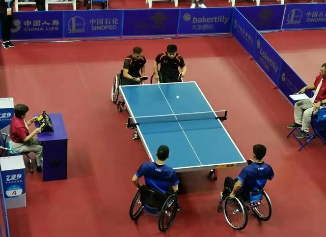 北京轮椅乒乓球"60后"老将高延明赢得全国残运会"全满贯"