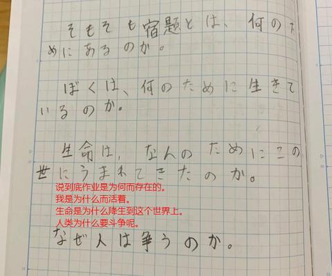 #海外网#笑喷！日本小学生强迫自己暑假最后一天写作业 日记曝光