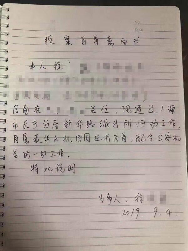 [新民网]潜逃海外六年，她为何在今年中秋前回国自首？