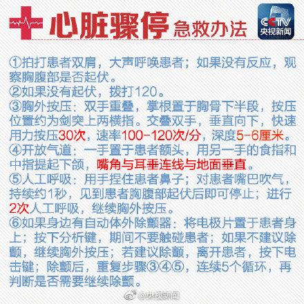 光明网■转发扩散！这些急救知识，每个人都该了解